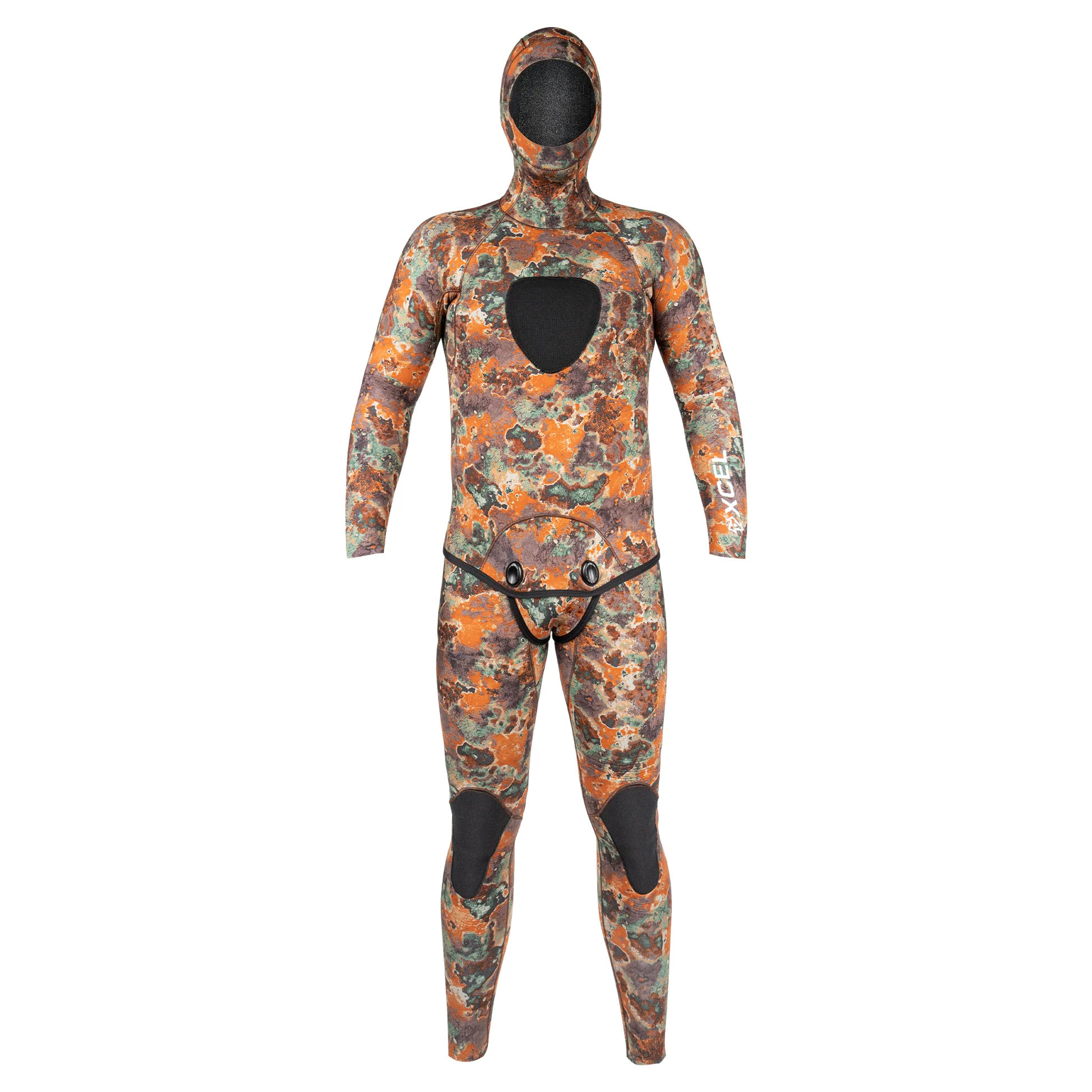 Two-piece freediving thermal wetsuit