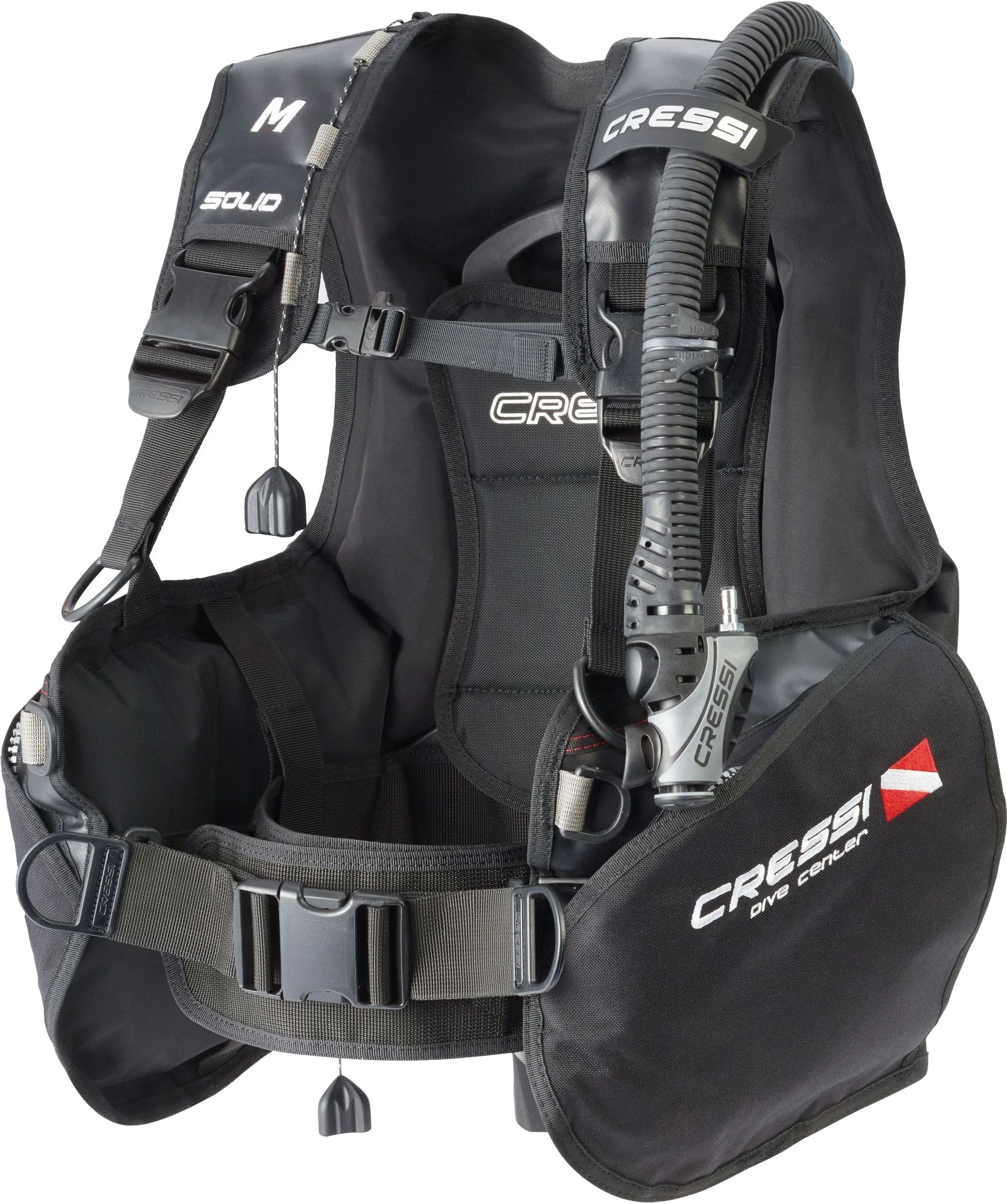 Jacket-style scuba buoyancy compensator device