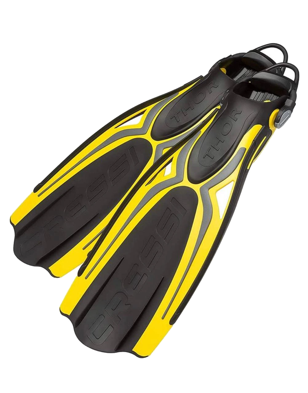 Cressi open-heel scuba diving fins