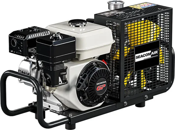Commercial diving air compressor unit