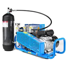 High-pressure breathing air compressor