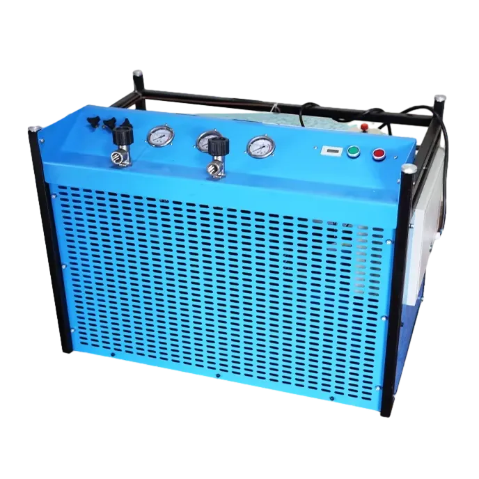 Surface supplied diving air compressor